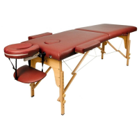 Массажный стол Atlas Sport складной 2-с 60 см деревянный (бургунди)