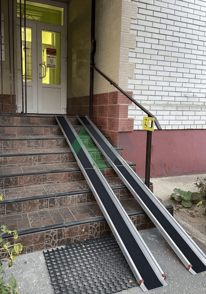 2-секционный пандус Реабилити 305 см (4)