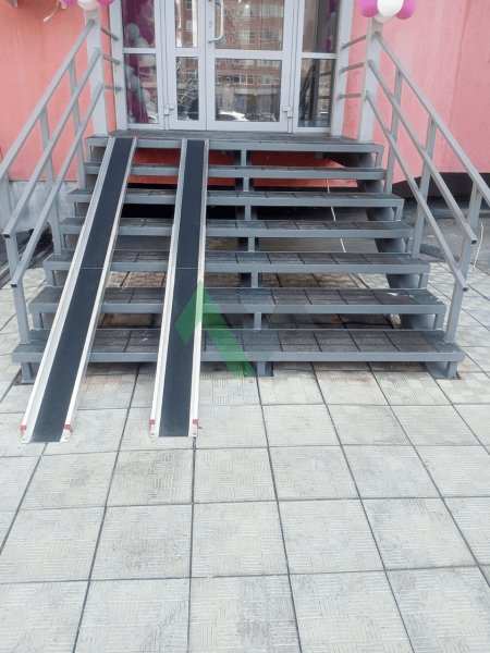 2-секционный пандус Реабилити 275 см (4)