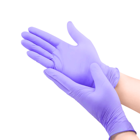 Перчатки нитриловые Aviora СИРЕНЕВЫЕ 100 шт